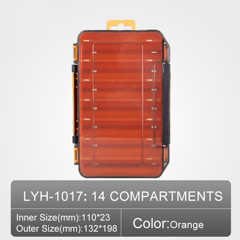 Dual-Sided Fishing Tackle Box