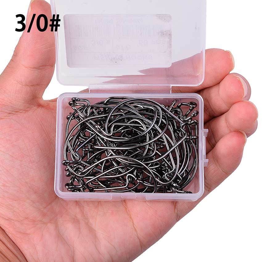 High Carbon Steel Fish Hook (50 Pack)
