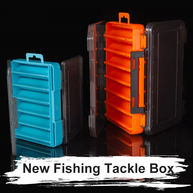 Dual-Sided Fishing Tackle Box