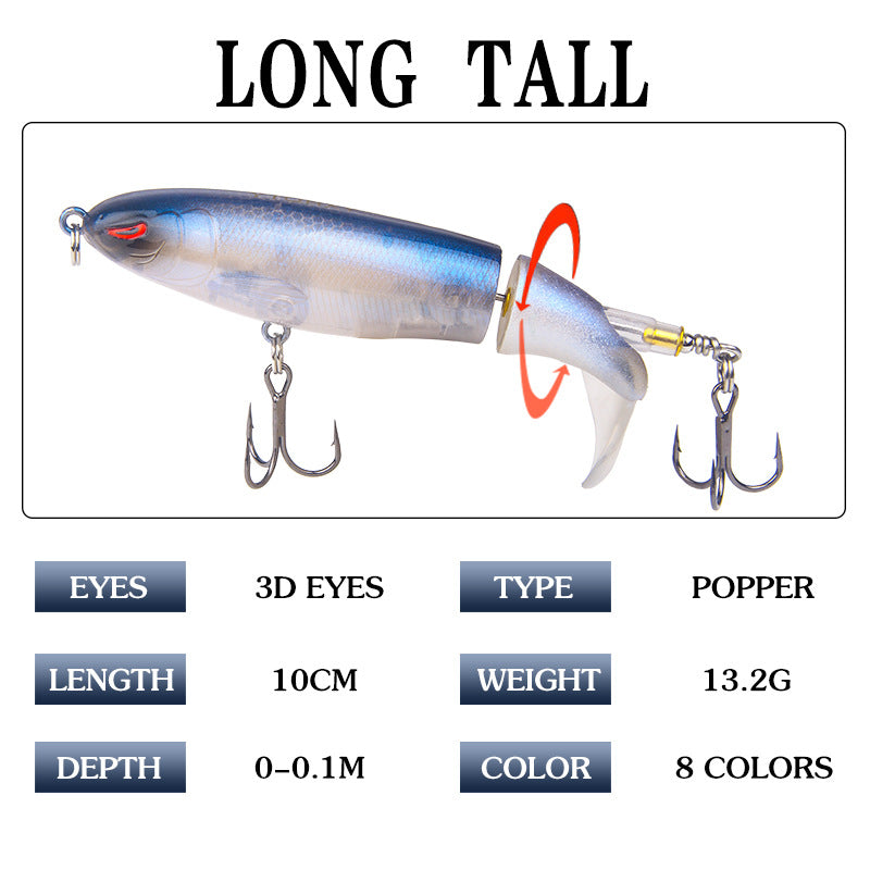 Double Hooked Whopper Ploppers (10pcs)