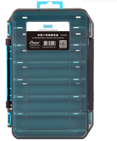 Dual-Sided Fishing Tackle Box