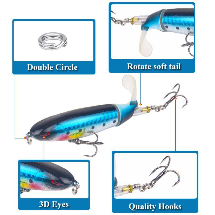 Double Hooked Whopper Ploppers (10pcs)