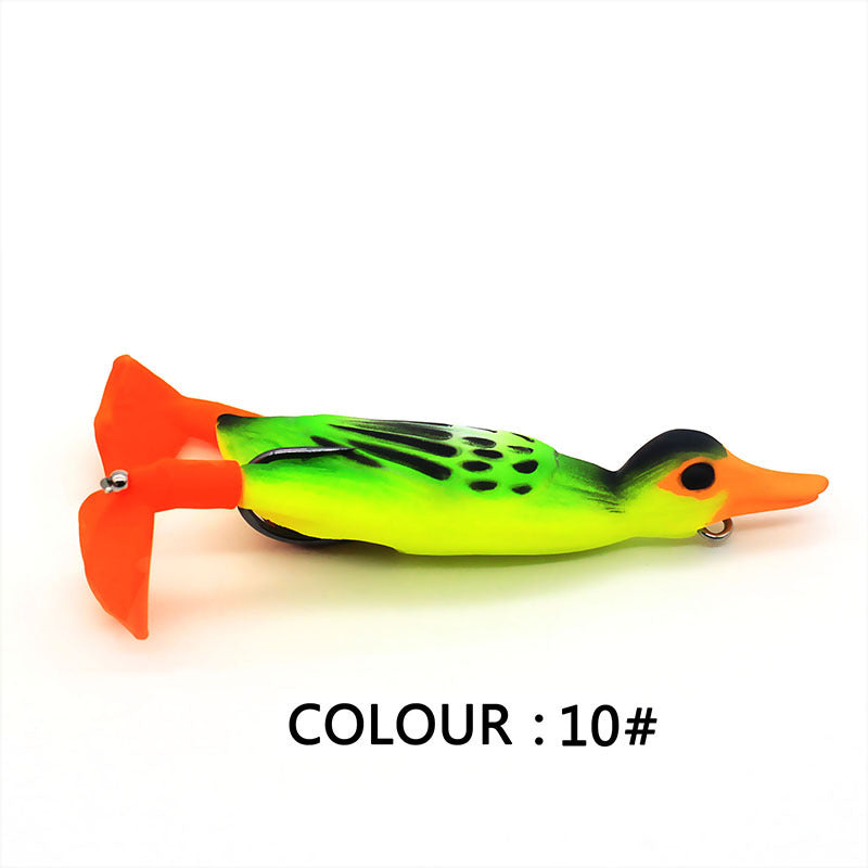 Floating Duck With Rotating Feet Fishing Lure