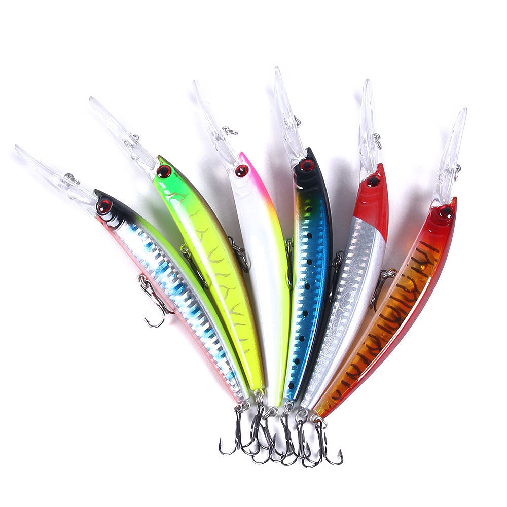 Shallow Diving Double Hook Minnow