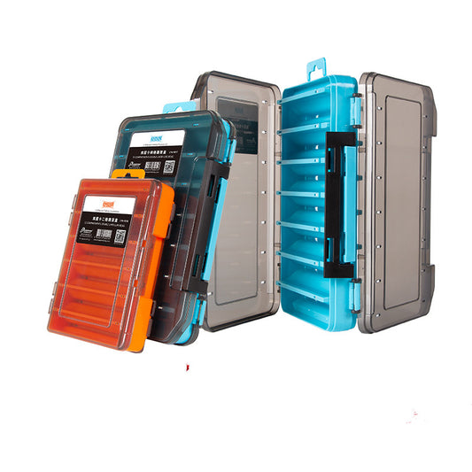 Dual-Sided Fishing Tackle Box