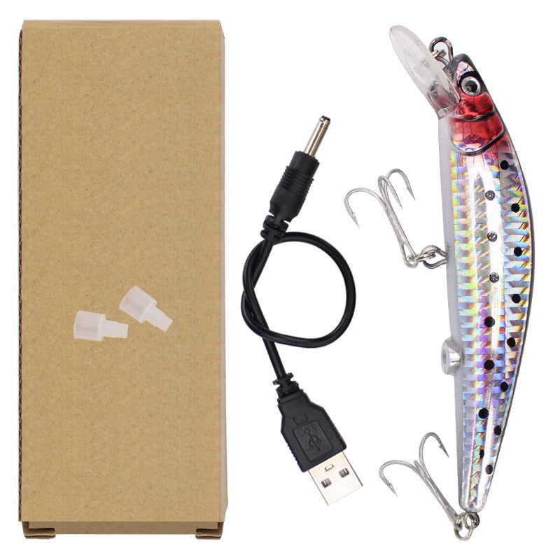 Rechargeable LED Fishing Lure – Lifelike Swimming Action & USB Charging