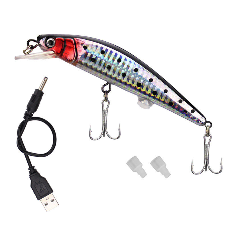 Rechargeable LED Fishing Lure – Lifelike Swimming Action & USB Charging