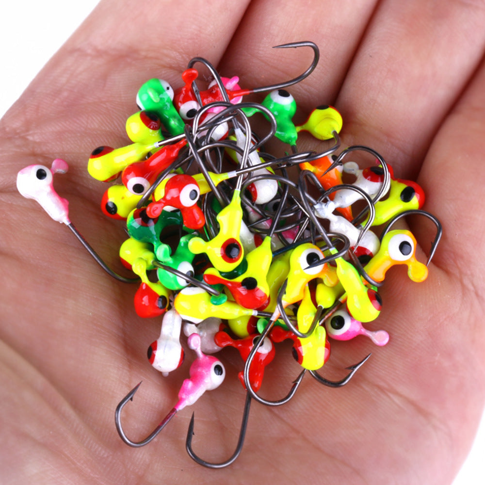 1 gram ice fishing jig heads (50 pack)