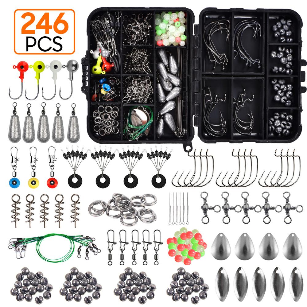 246 Piece DIY Fishing Kit