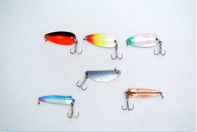 Multi-Colored Spinning Lures (30pcs)