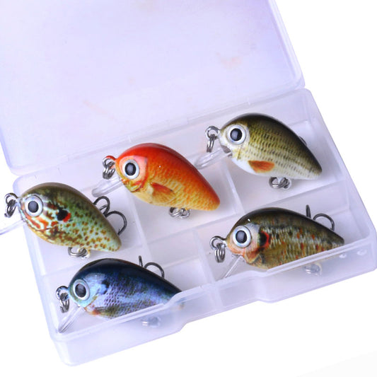 Mini Crankbait Fishing Lure Set (5 pcs)