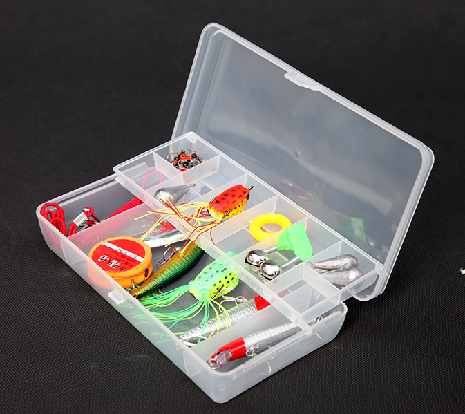 Double Drawer Clear Tackle Box For Fishing