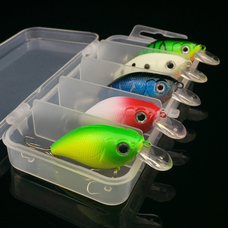 Short Bill Shallow Diving Crankbait (5pcs)