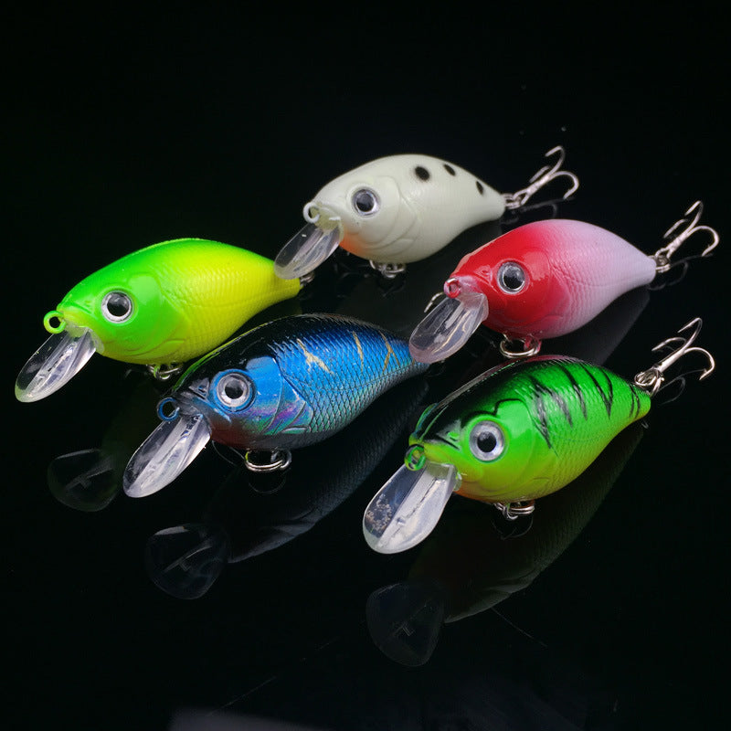 Short Bill Shallow Diving Crankbait (5pcs)