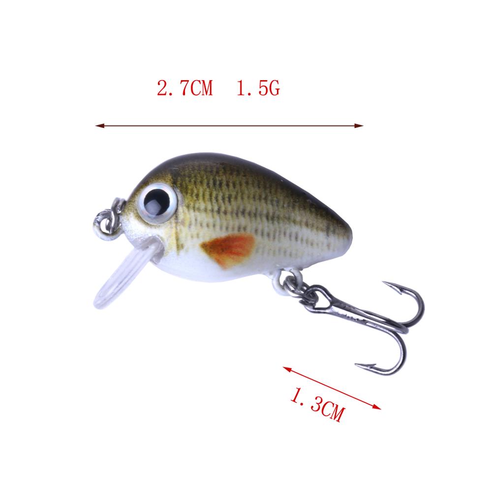 Mini Crankbait Fishing Lure Set (5 pcs)