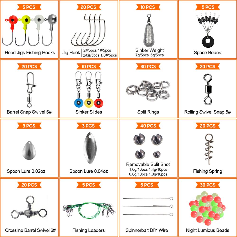 246 Piece DIY Fishing Kit