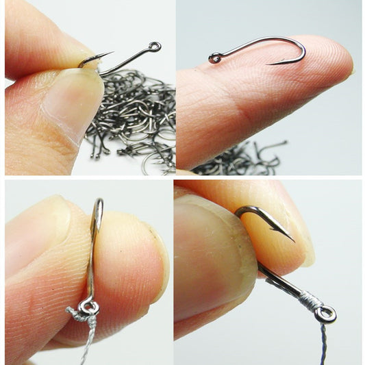 100 Pcs Fish Hooks (Select Size Needed)