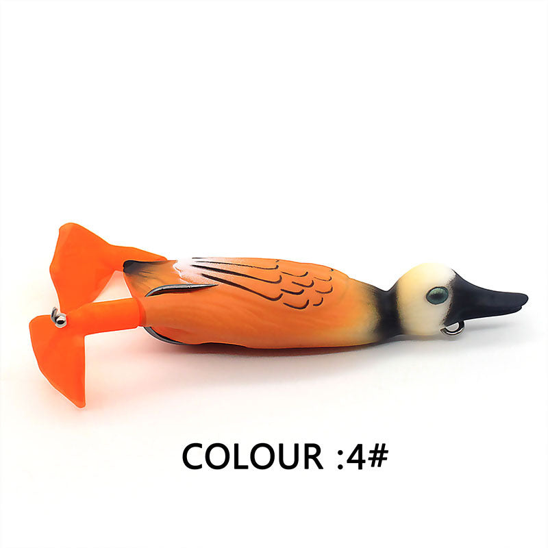 Floating Duck With Rotating Feet Fishing Lure