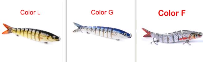 8 Segment Swim Bait Fishing Lure