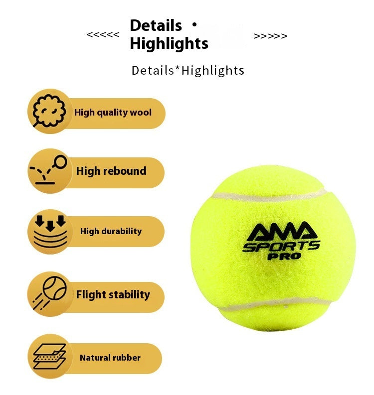 High Elasticity Durable Training Tennis Ball