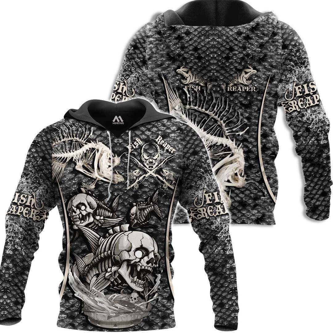 Men's Sweatshirt Fishing Hooded Pullover Sweater